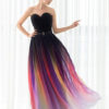 Gladient Chiffon Sweetheart Evening Prom  Dress - Image 10