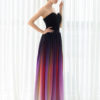 Gladient Chiffon Sweetheart Evening Prom  Dress - Image 9