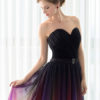 Gladient Chiffon Sweetheart Evening Prom  Dress - Image 4