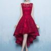 Lace High Low Cocktail Short Prom Party Dresses