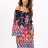 Off-shoulder Print Mini Dress - Image 12