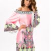 Off-shoulder Print Mini Dress - Image 3