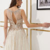 Prom Luxury Tulle Beaded Cutout Maxi Formal Occasion Dress - Image 7