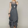 Layered Lace Maxi Dress for Women - Image 4