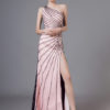 Sequin Evening Dresses Sexy Split One Shoulder Maxi Formal Gowns