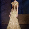Sequin Evening Embroideries Mother Of The Bride Dress