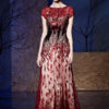 Sequin Evening Embroideries Mother Of The Bride Dress - Image 9