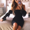 Sexy Club Dress Sleeveless Sequins Fringe Salmon Party Dress - Image 2