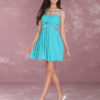 Short Homecoming Turquoise Sweetheart Prom Dress - Image 11