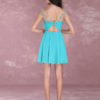 Short Homecoming Turquoise Sweetheart Prom Dress - Image 15