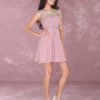 Short Homecoming Turquoise Sweetheart Prom Dress - Image 5