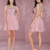 Short Homecoming Turquoise Sweetheart Prom Dress - Image 8