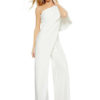 Wide Leg Jumpsuit Short Sleeve One Shoulder Jumpsuit For Women - Image 7