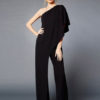 Wide Leg Jumpsuit Short Sleeve One Shoulder Jumpsuit For Women - Image 10