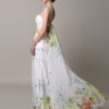 Split Strapless Silk Like Satin Prom Dress - Image 4