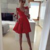 Spring Butterfly Sleeve Wrap Mini Women  Dress - Image 11