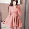 Spring Butterfly Sleeve Wrap Mini Women  Dress