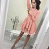 Spring Butterfly Sleeve Wrap Mini Women  Dress - Image 4