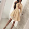 Spring Butterfly Sleeve Wrap Mini Women  Dress - Image 5