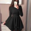 Spring Butterfly Sleeve Wrap Mini Women  Dress - Image 7