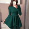 Spring Butterfly Sleeve Wrap Mini Women  Dress - Image 9