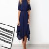 Spring Summer Midi Swing Shirt Women Casual Dress