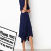 Spring Summer Midi Swing Shirt Women Casual Dress - Image 4
