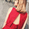Strapless Floor Length Party Dress With Detachable Shawl - Image 5