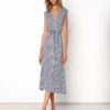 Striped Party Summer Spring Elegant Dress - Image 4