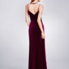 Velvet Prom Evening Floor Length Formal Slip Dress - Image 4