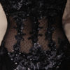 Wedding Bodice Lace Applique High Split Sequin Skirt Dress - Image 6
