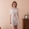 White Cocktail Prom Formal Evening Party Homecoming Dress - Image 5