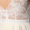 White Prom O-Neck Knee Length Graduation Party Gowns - Image 7
