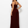 Wide Leg Jumpsuit Sleeveless Plunging Straps Summer Jumpsuit - Image 4