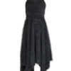 Sexy Maxi Dress Sleeveless Halter Fringe Irregular Party Dress - Image 3