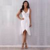 Bandage Sexy Mermaid Midi Tank Celebrity Evening Party Dress - Image 6