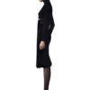 Black Bodyon Dress Bows Split Party Dress - Image 2