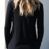 Casual Women Solid Color V-Neck Long Sleeve Blouse - Image 2