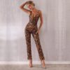 Celebrity Runway Spaghetti Strap Sleeveless Rompers Jumpsuit