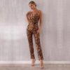 Celebrity Runway Spaghetti Strap Sleeveless Rompers Jumpsuit - Image 2