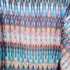 Chiffon V Neck Half Sleeve Printed Beachwear Cover Up - Image 4