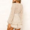 Chiffon women's Sexy Polka Dot Playsuits Beach Short Jumpsuits - Image 2