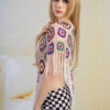 Cover Up V Neck Half Sleeve Fringe Casual Beachwear - Image 5
