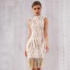 Elegant Sequin Celebrity Evening Party Bodycon Dress - Image 6