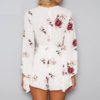Floral Print Playsuits Sexy Jumpsuits Short Rompers Overalls - Image 4