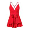 Girl Sexy Boho Floral Playsuit Shorts Jumpsuit Romper - Image 6