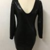 Golden Mini Dress V Neck Sequin Long Sleeve Glitter Women Club Dress - Image 18