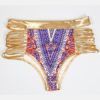 India Style Sexy Bikinis Halter High Waist Print Swimsuits For Women - Image 11