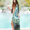 Kimono Cover Up Boho Chiffon Printed Open Front Half Sleeve Beach Swimsuit - Image 4