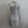 Sexy One-Shoulder Women Casual Slim Shiny Bodycon Dresses - Image 6